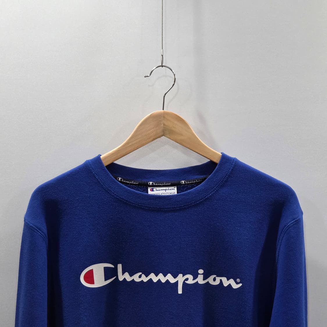 챔피온 스펠로고 프린팅 기모 맨투맨 L 상품이미지2