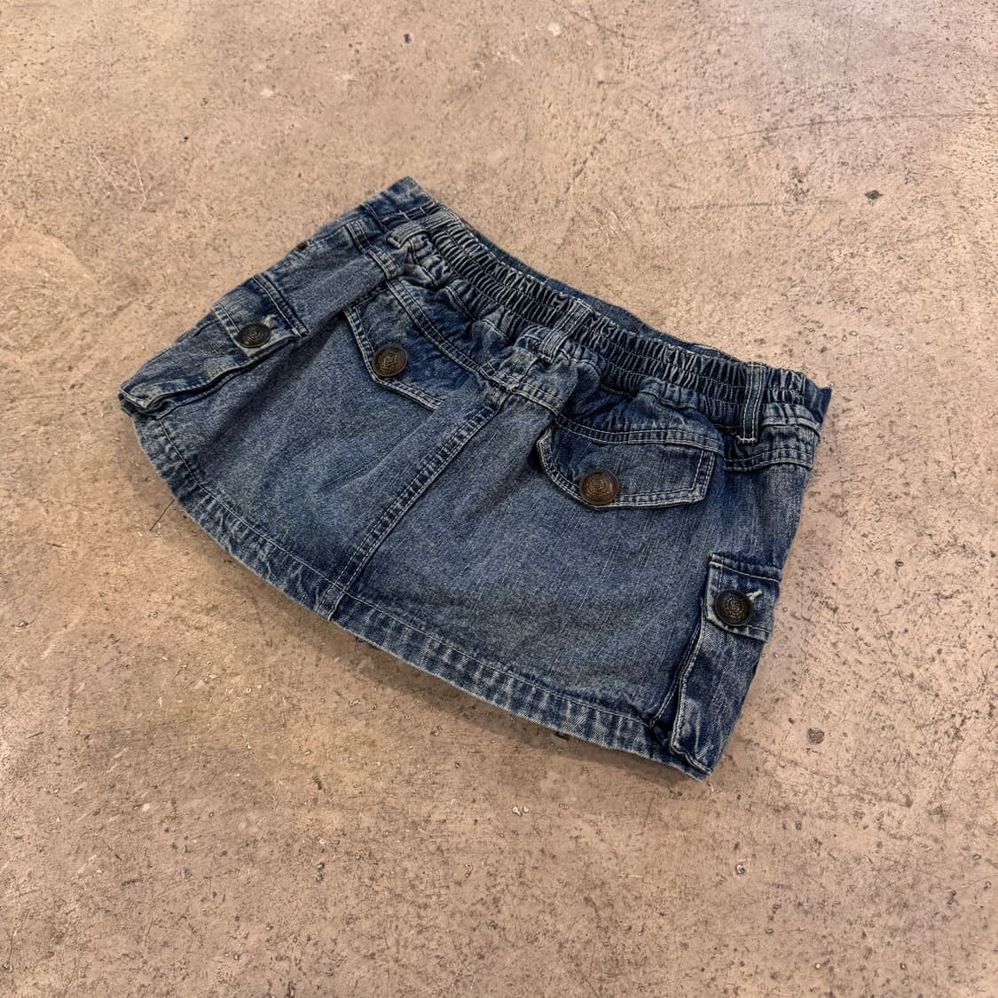 사이드 지퍼 슬릿 데님 스커트 팬츠 상품이미지8