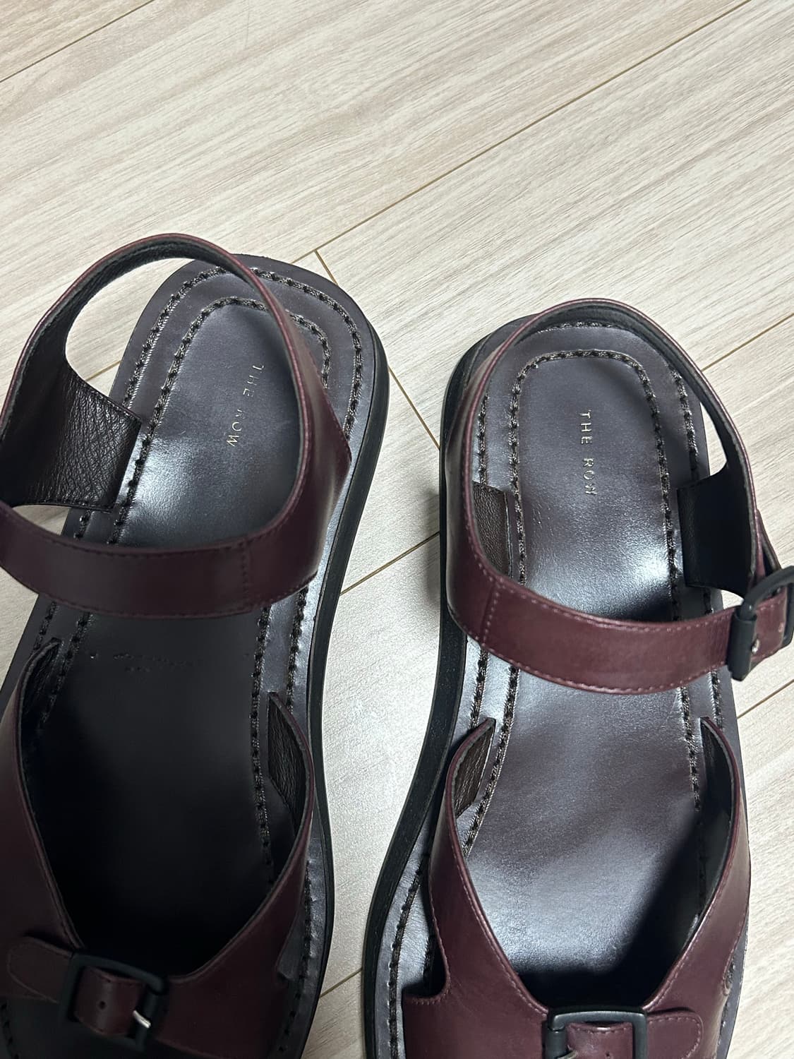 THE ROW 더로우 게리 샌들 버건디 36 상품이미지6