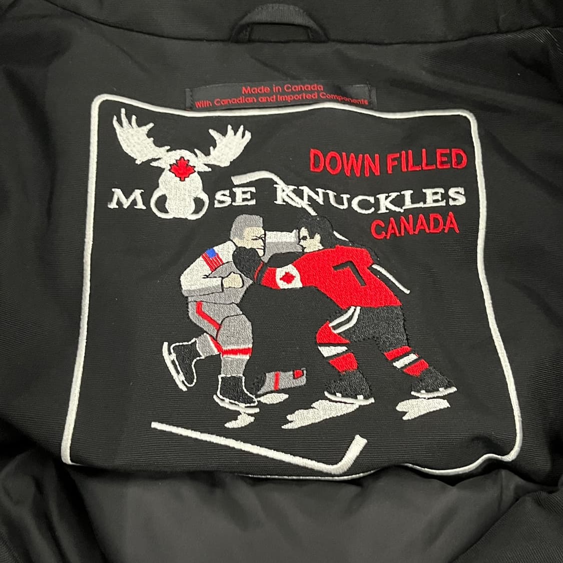 [정품] 무스너클 블랙 패딩 점퍼 백화점판 b19 상품이미지5