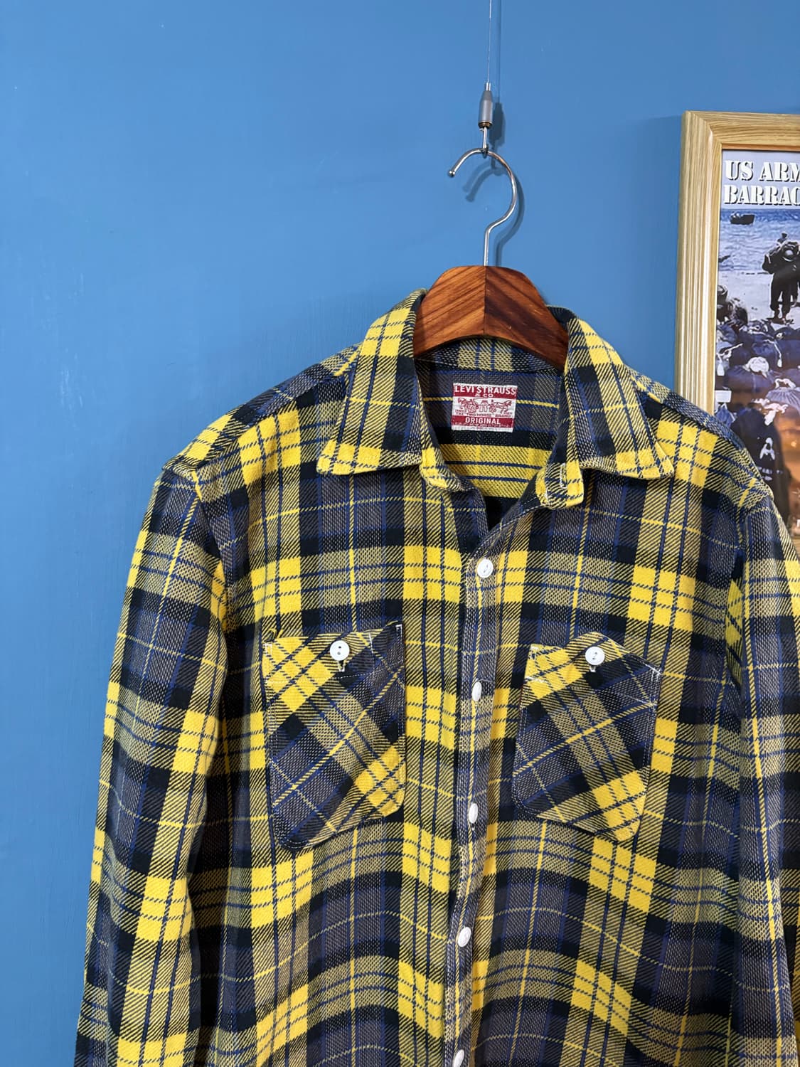 Vtg Levi’s Flannel Work shirt. 상품이미지2