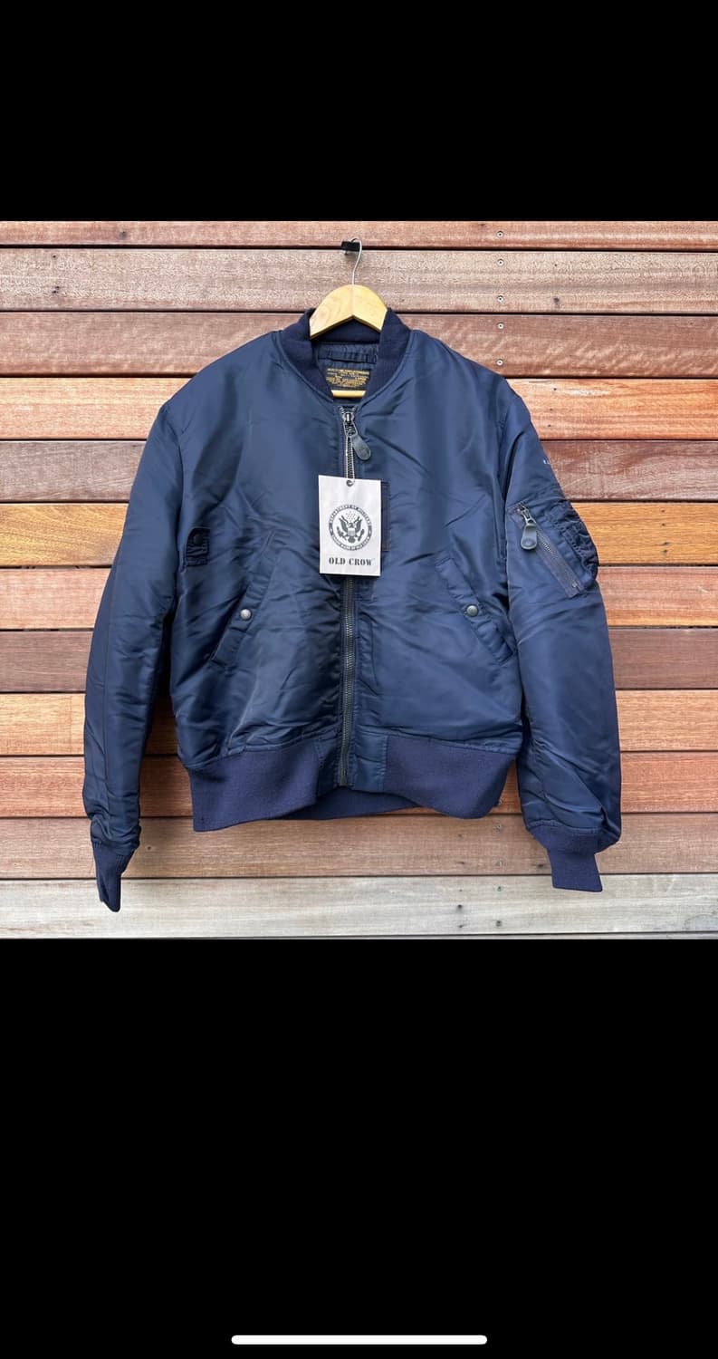 올드크로우 ma-1 항공점퍼 네이비 105 상품이미지1