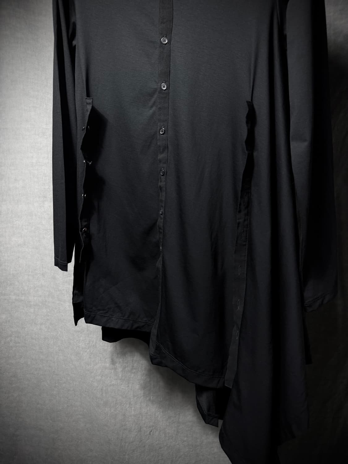 B Yohji Yamamoto Asymmetric Drape Shirts 상품이미지4