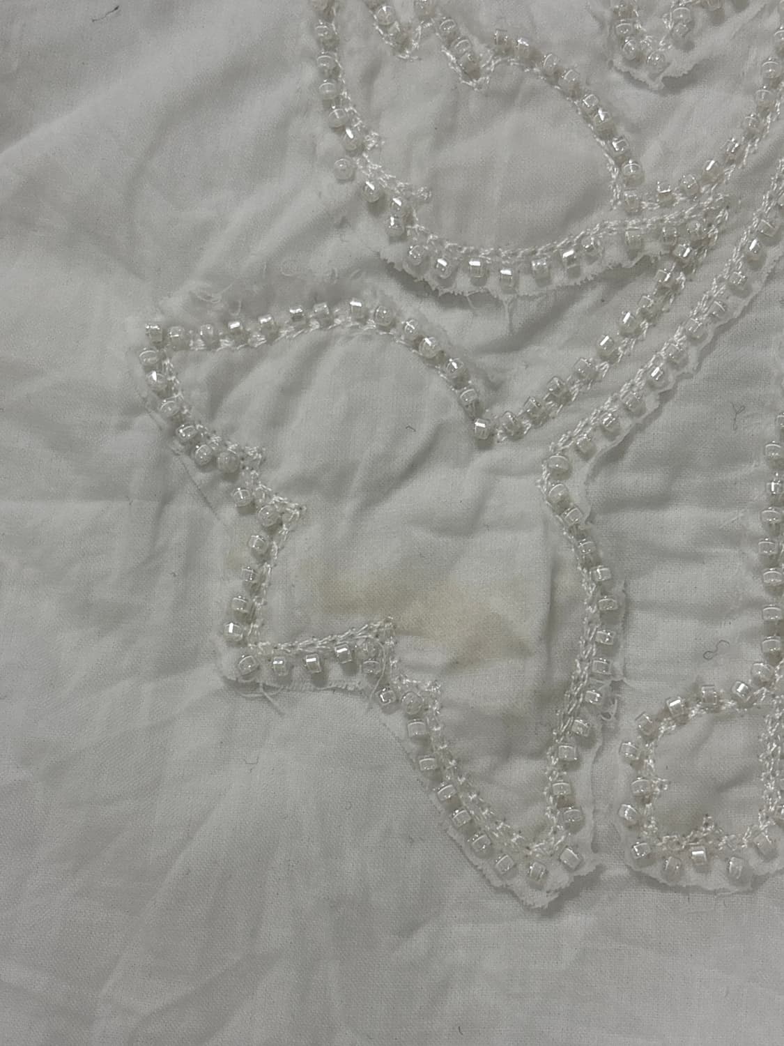 Marie claire  면 비즈 블라우스 (휴양지 강추) 상품이미지5