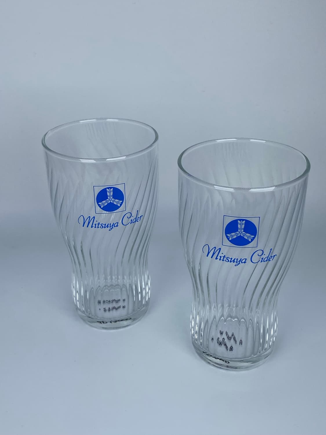 미츠야 사이다 glass 유리잔 2p set 상품이미지1