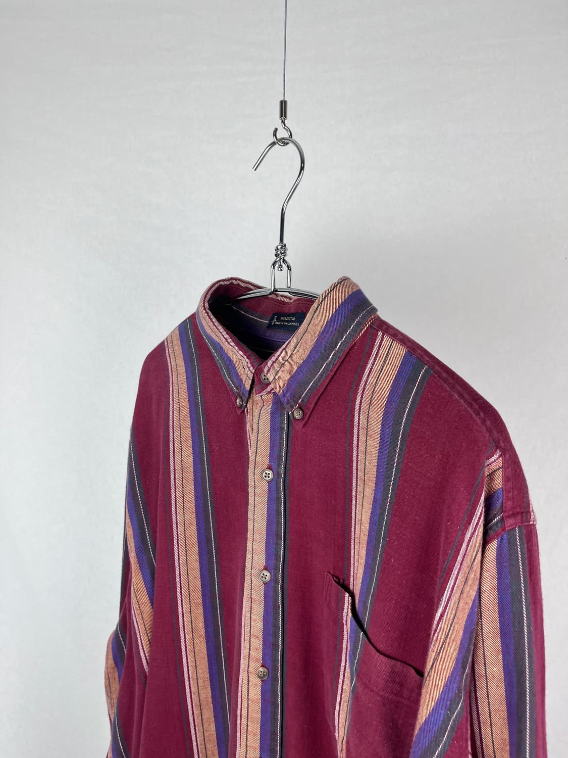 90s CHAPS by Ralph Lauren 스트라이프 셔츠  상품이미지2