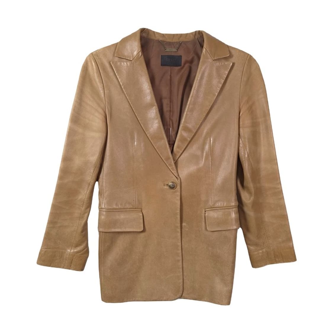 DECO 리얼 램스킨 싱글 레더 자켓 S 상품이미지1