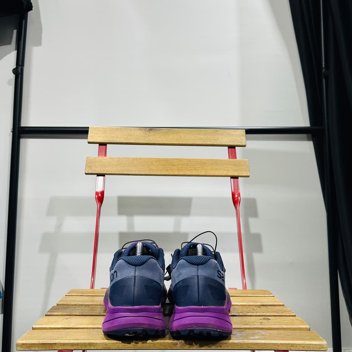 250) 살로몬 운동화 남녀공용 런닝화 센스라이드 퍼플 네이비 상품이미지4