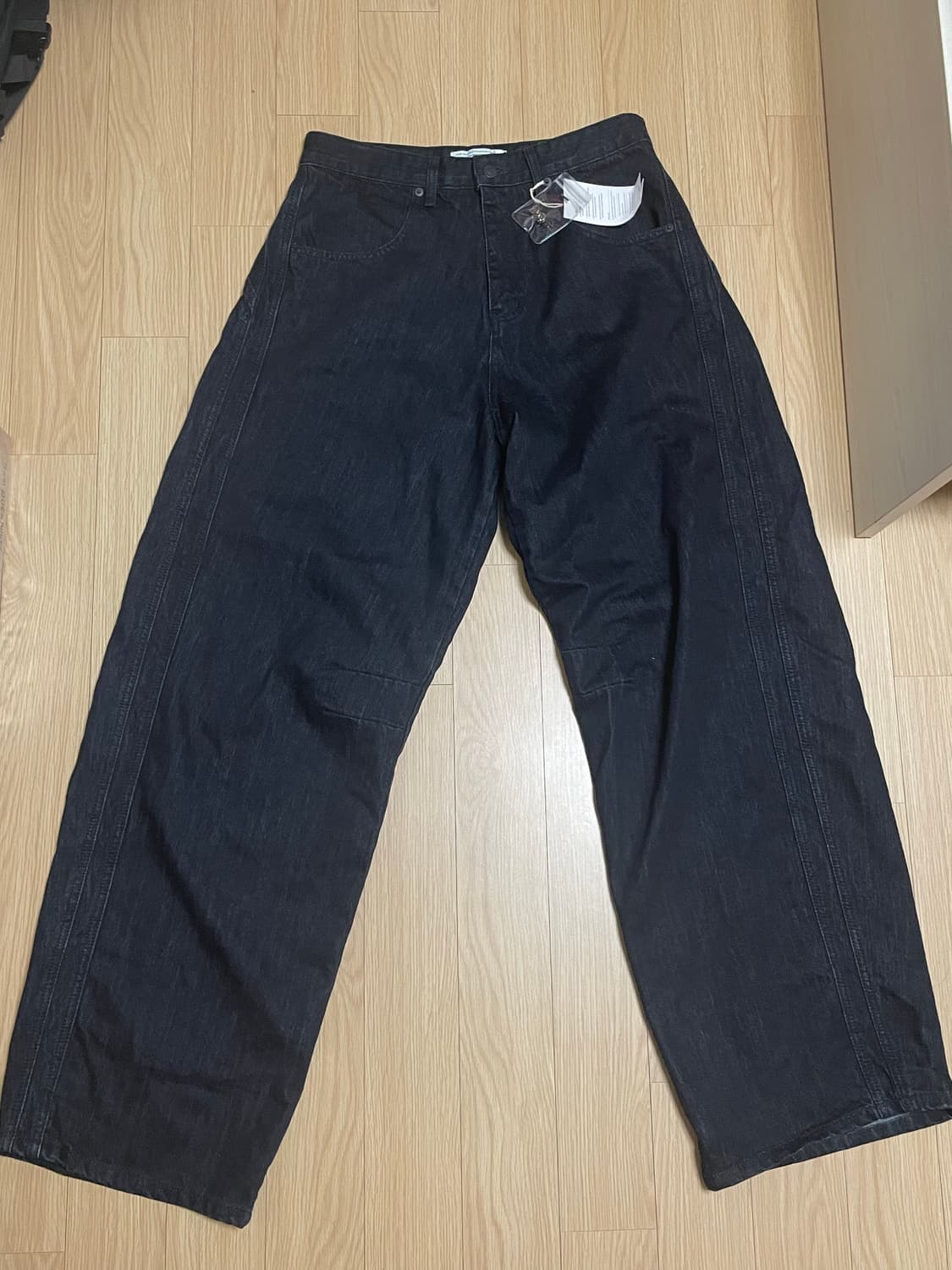 다이브인x포그서비스 와이드커브드 데님팬츠 [1SIZE] 상품이미지1