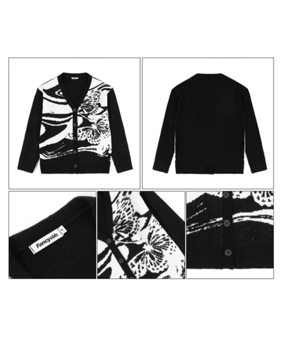 Nasty fancy club) depict knit cardigan 상품이미지6