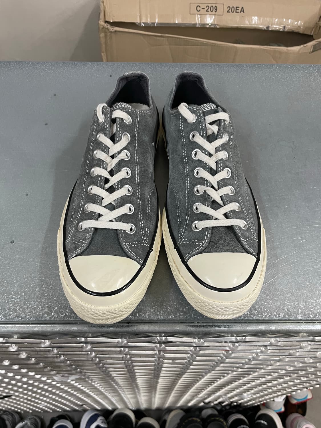 컨버스 척 70 로우 차콜 블랙 280 상품이미지5