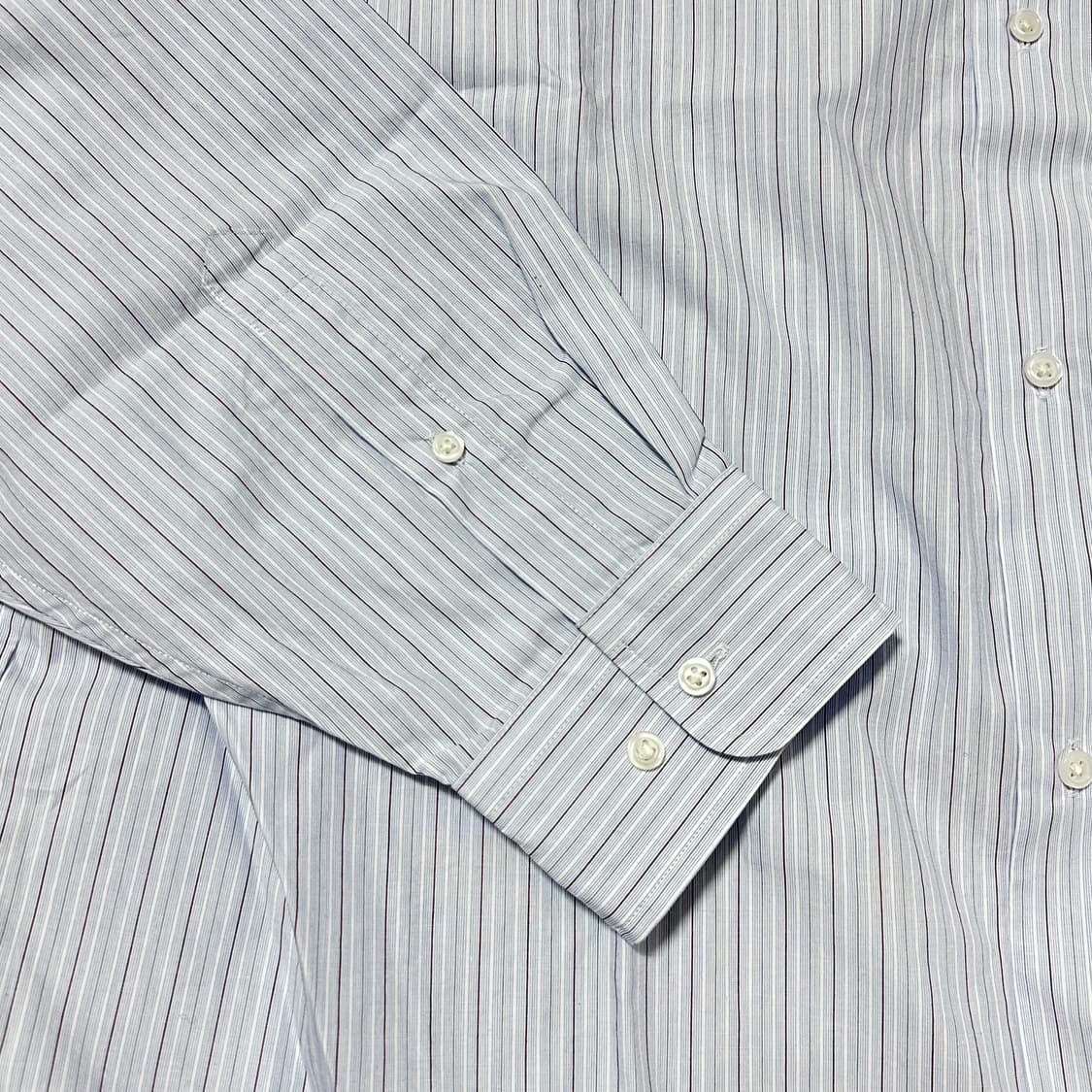 XL 유니클로C 브로드클로스오버사이즈셔츠 63블루 상품이미지6