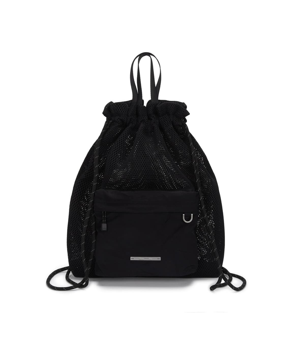 거의새상품) 마뗑킴 카고메쉬백팩 블랙 cargo mesh backpack 상품이미지1