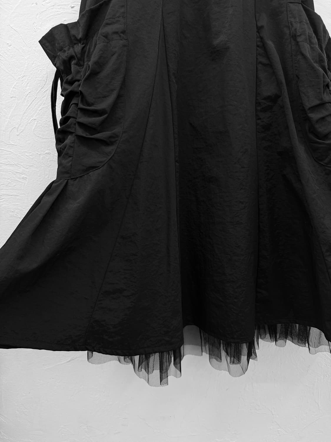 aneel.k 레이어드 샤 카고 스커트 상품이미지4