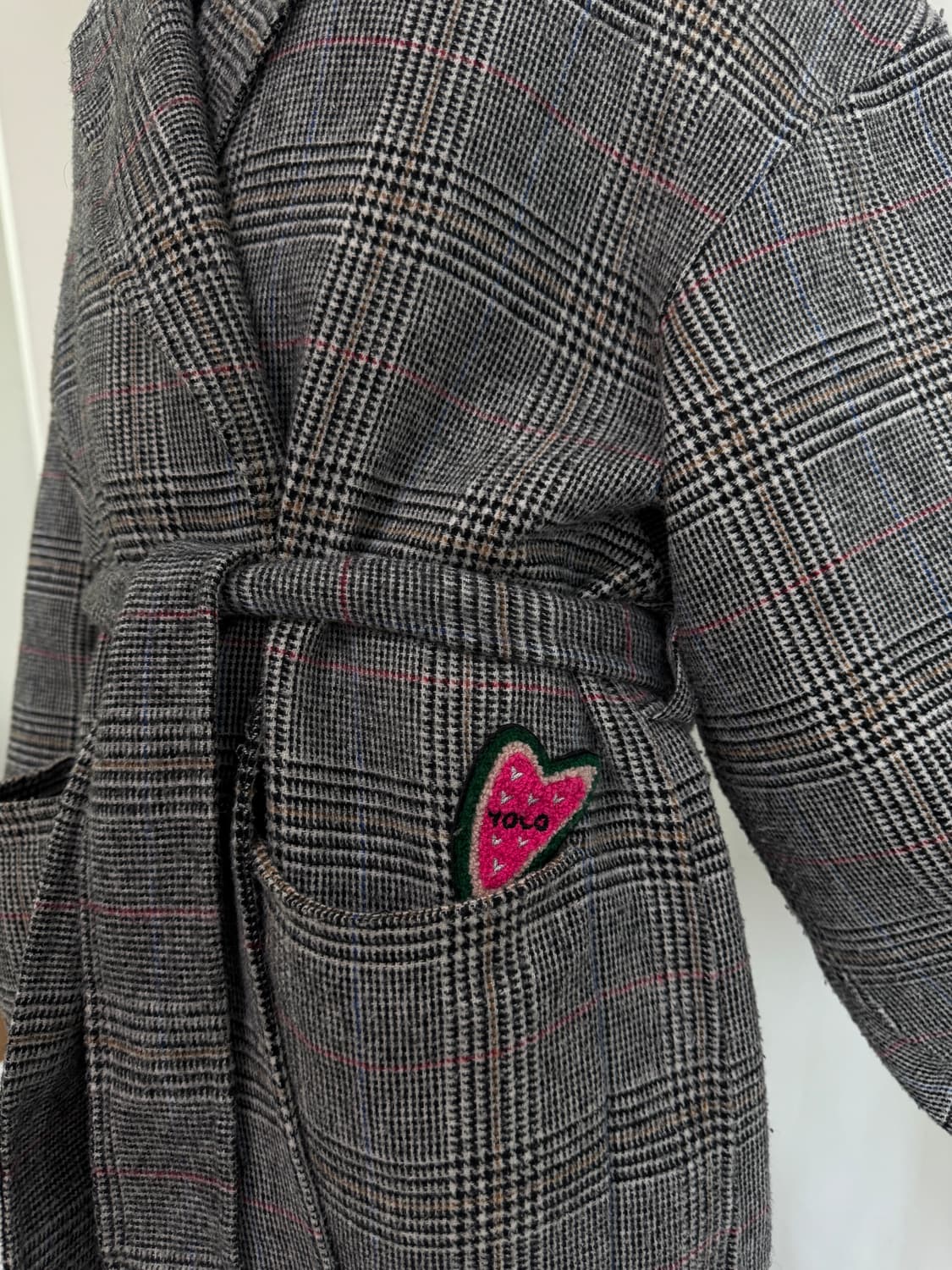 욜로 YOLO 울 코트 상품이미지2