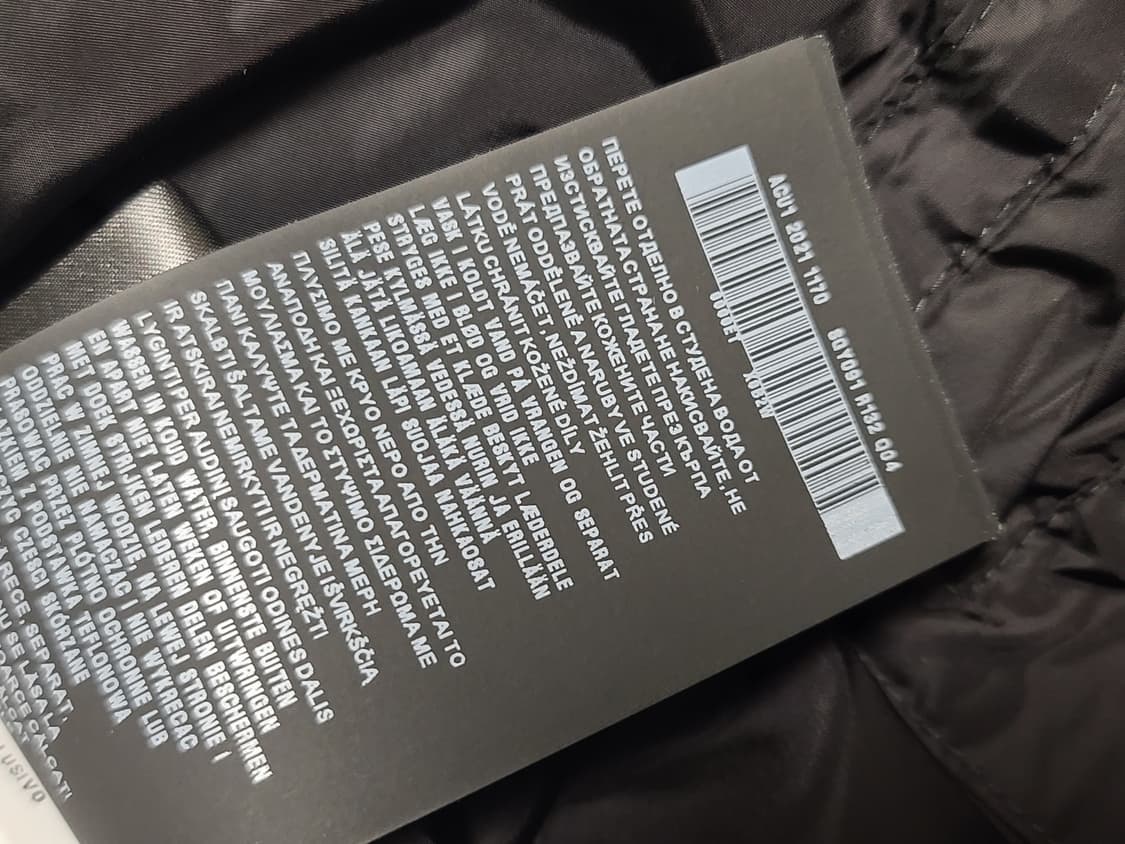 프라다 패딩 sgy091 블랙 숏패딩 56 사이즈 상품이미지6