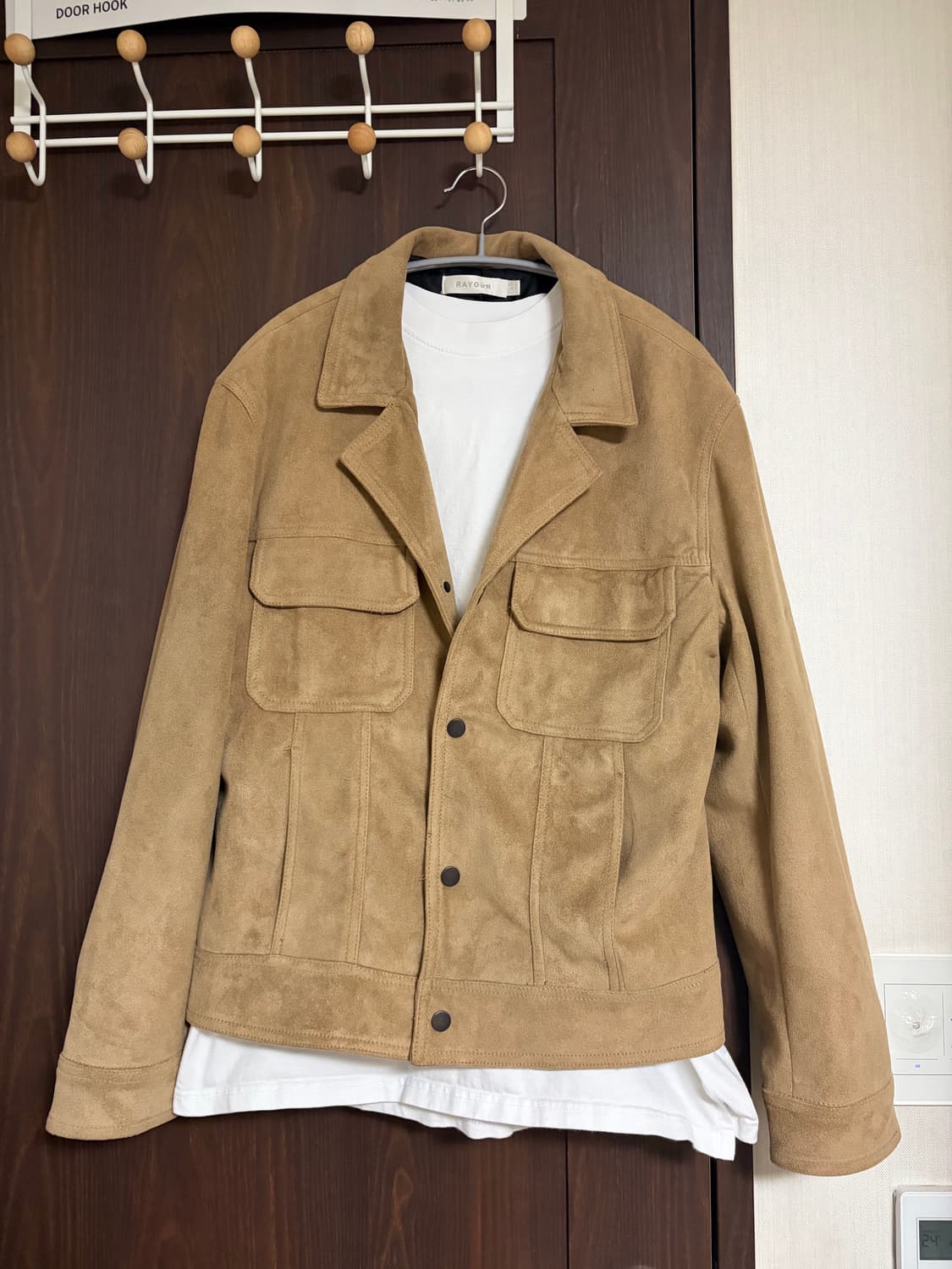 스웨이드 크롭 자켓 M L 상품이미지2