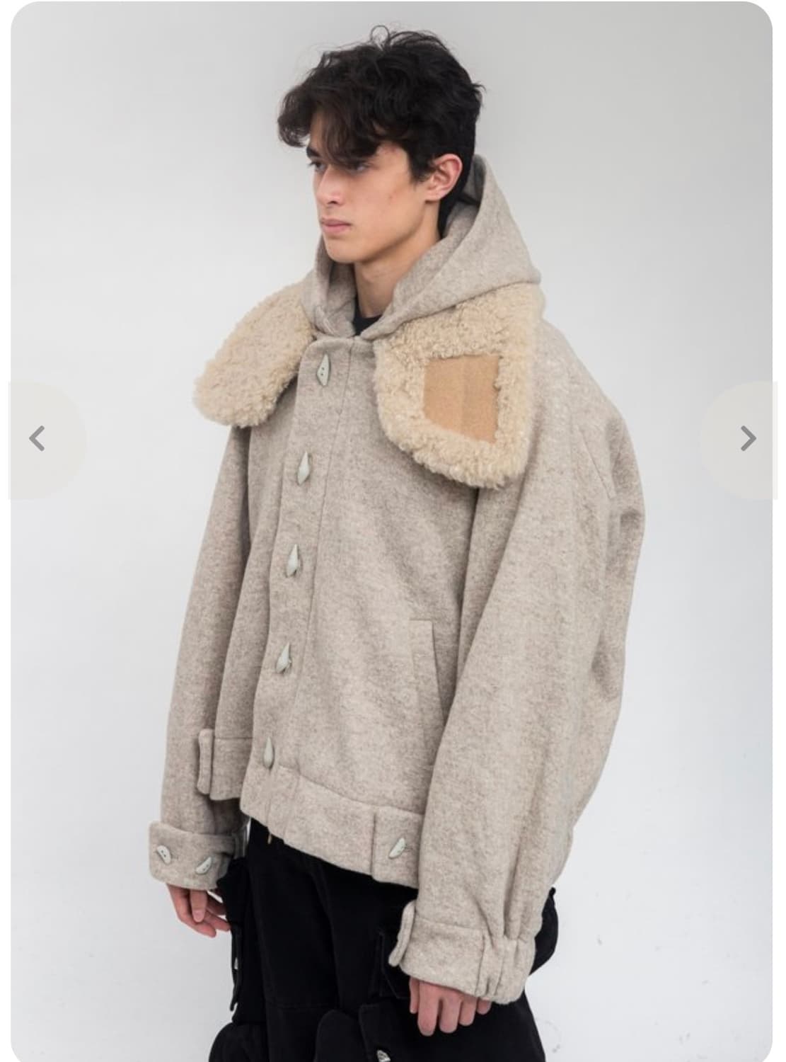 Hyein Seo 오버사이즈드 울 자켓 size1 상품이미지4