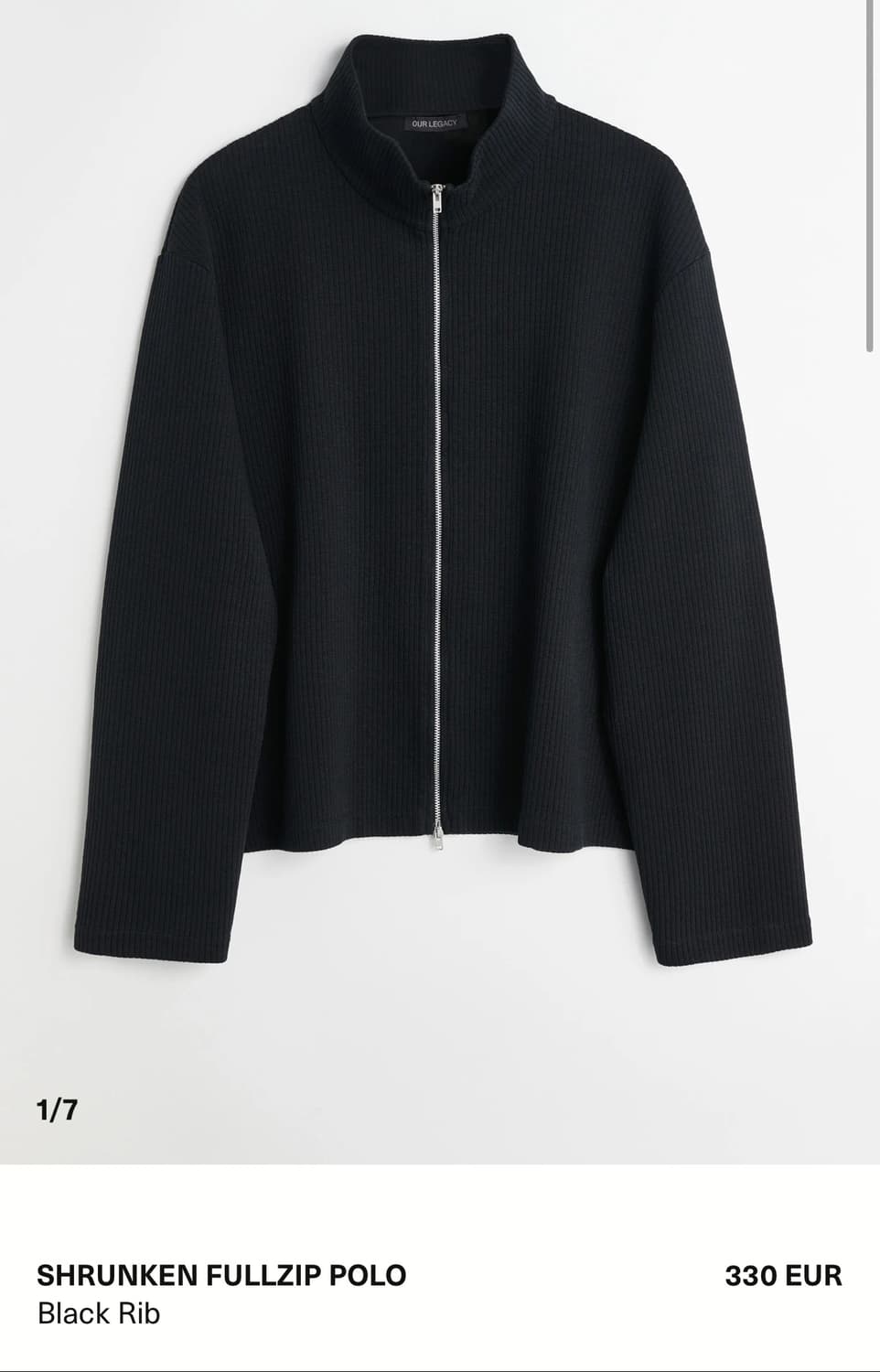 아워레가시 슈렁큰 풀 집업 M2246SB 상품이미지1