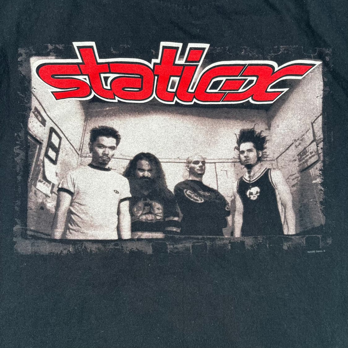 빈티지 Static-X 밴드 반팔티 상품이미지1