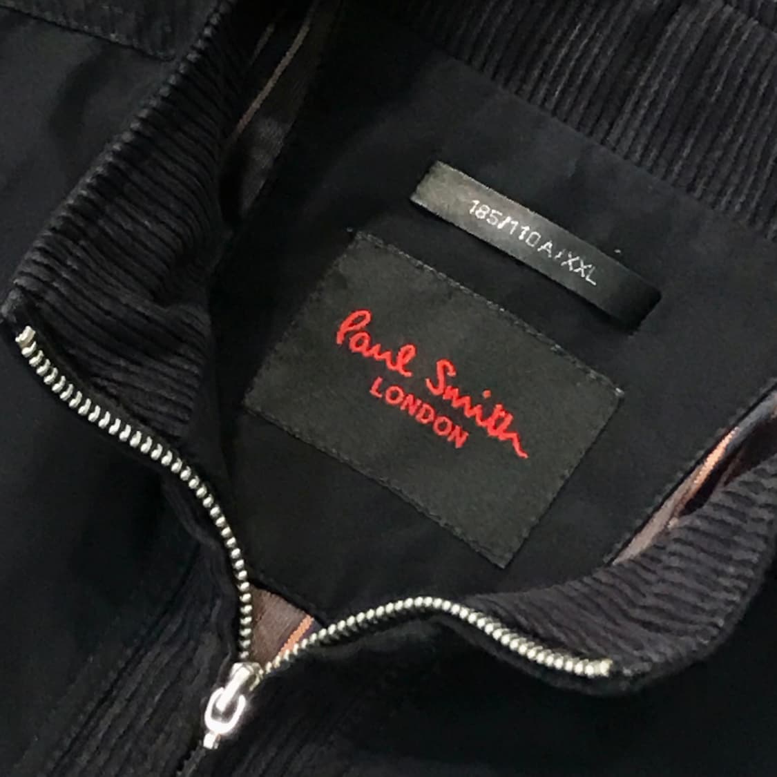폴스미스 블랙 집업 블루종 자켓 점퍼 남성 105 사이즈 상품이미지4