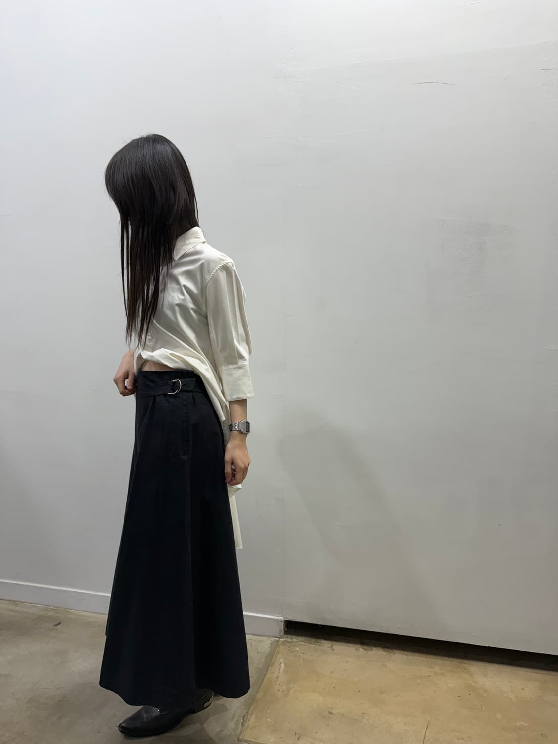 꼼데가르송 사이드 링 디테일 스트랩 스커트 상품이미지3