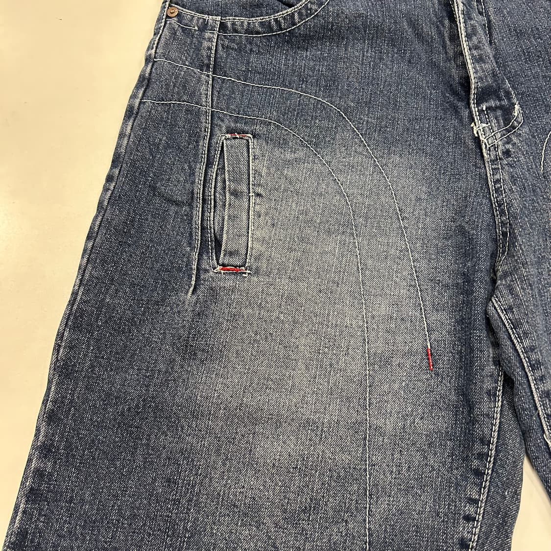 [XL] 돌체앤가바나 빈티지 D&G 데님 버뮤다 반바지 A849 상품이미지5