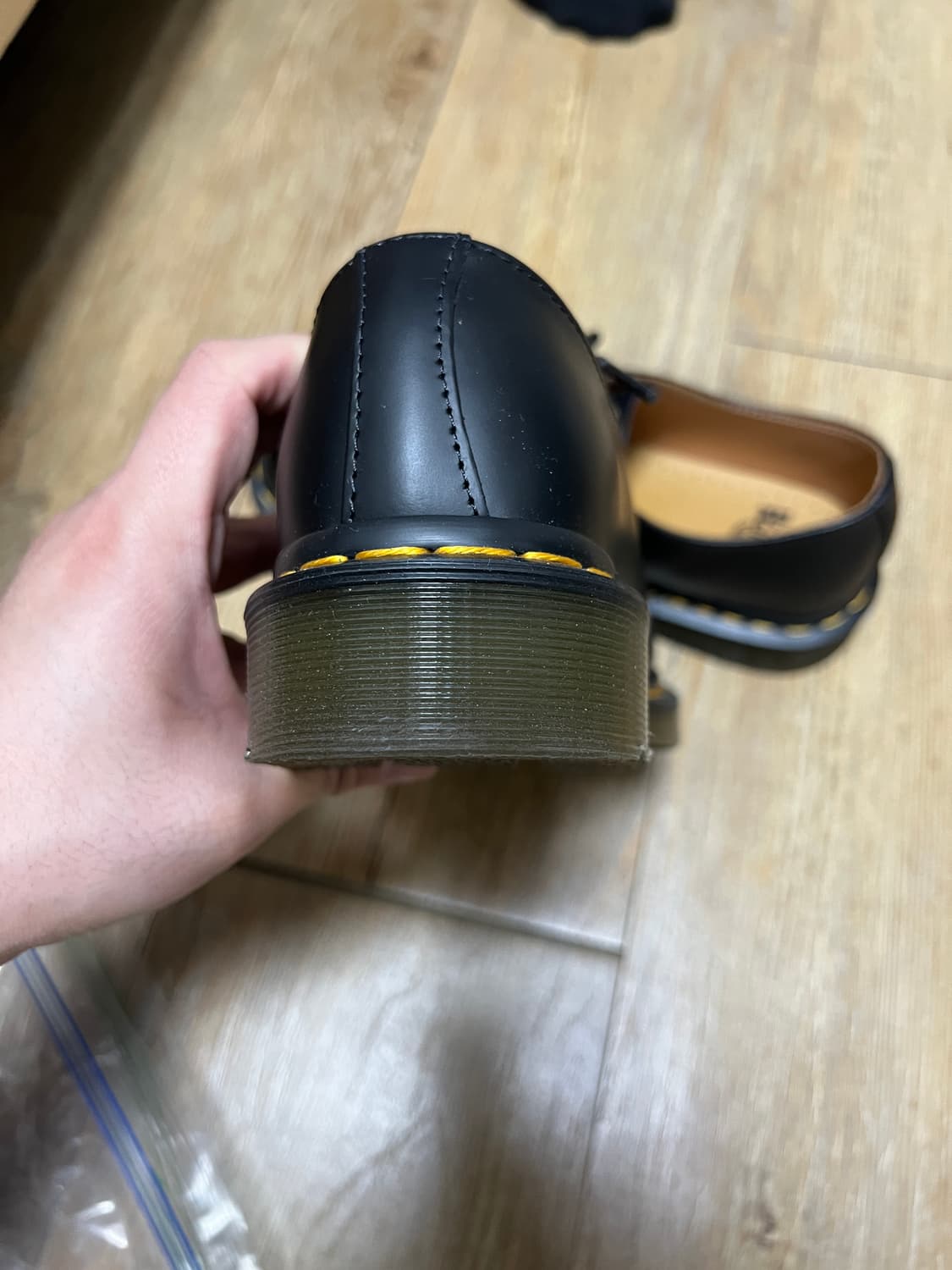 택포16) 닥터마틴 1461 스무스 블랙 3홀 230 uk4 상품이미지5