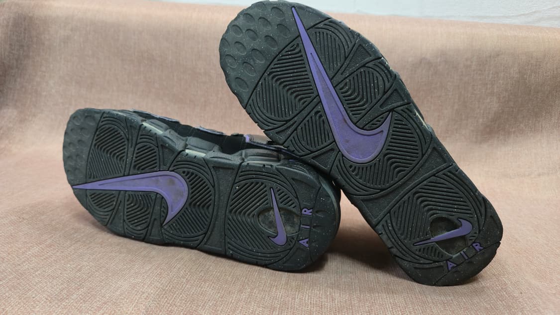 나이키 280mm-  에어 모어 업템포 블랙 퍼플 상품이미지6