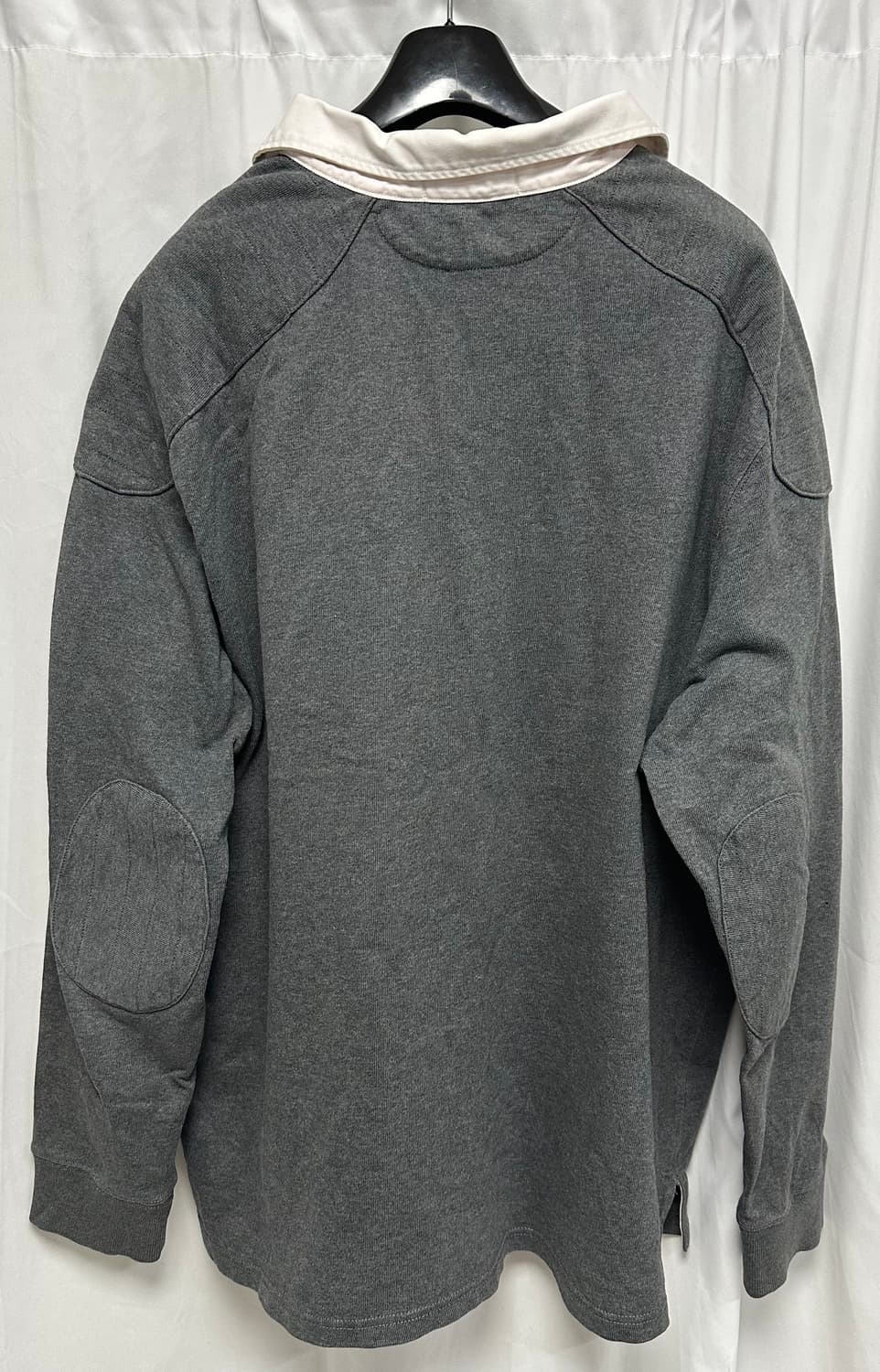 no.141 폴로 랄프로렌 럭비셔츠 다크그레이 xxl 상태 굿 상품이미지4