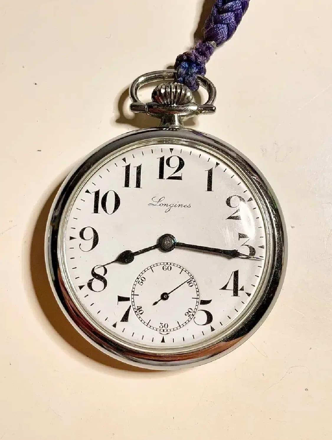 1930년대 빈티지 론진 회중시계 청침 엔틱 LONGINES 상품이미지3