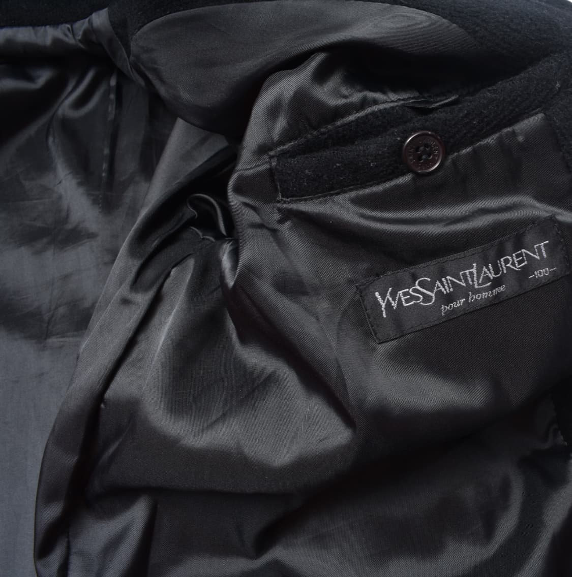 90s 입생로랑 울 코트  상품이미지6