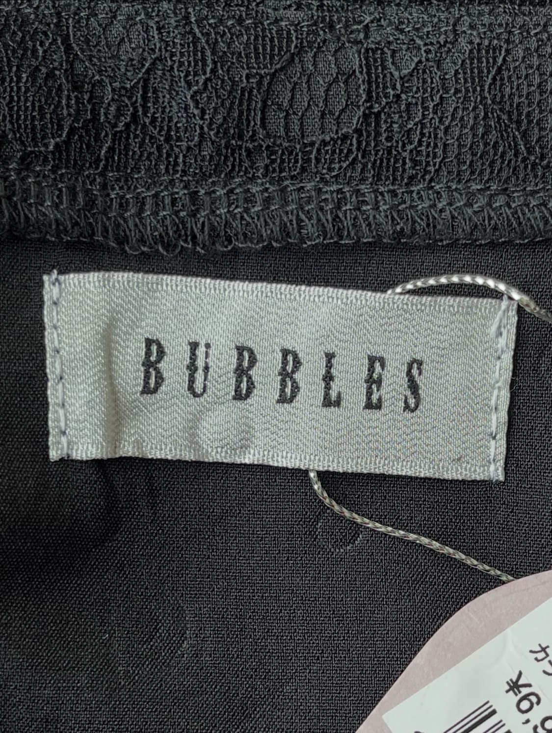*SALE) BUBBLES 블랙 레이스 라이더 원피스 상품이미지5