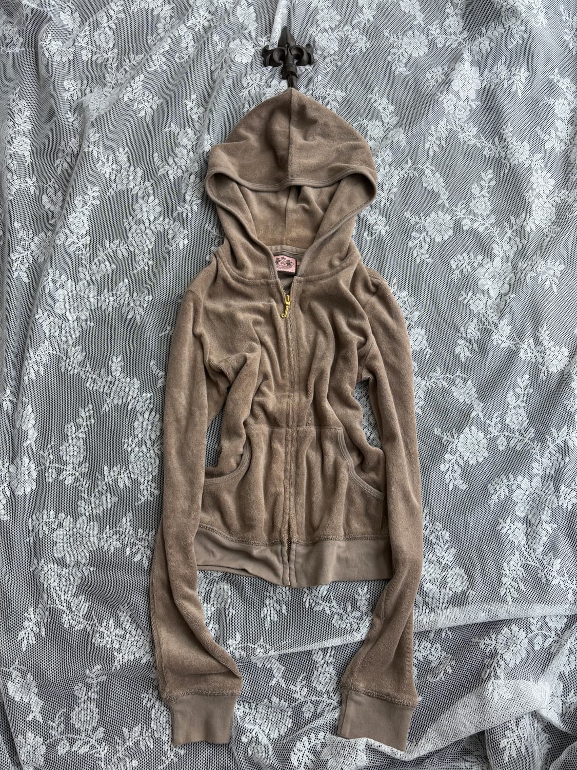 Milk Brown Juicy Couture Towel Hood  상품이미지5