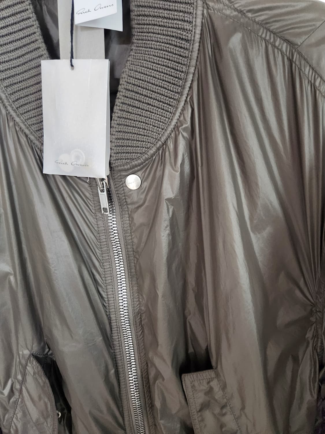 릭오웬스/ SS26 더스트 세키아 봄버 48사이즈 상품이미지4