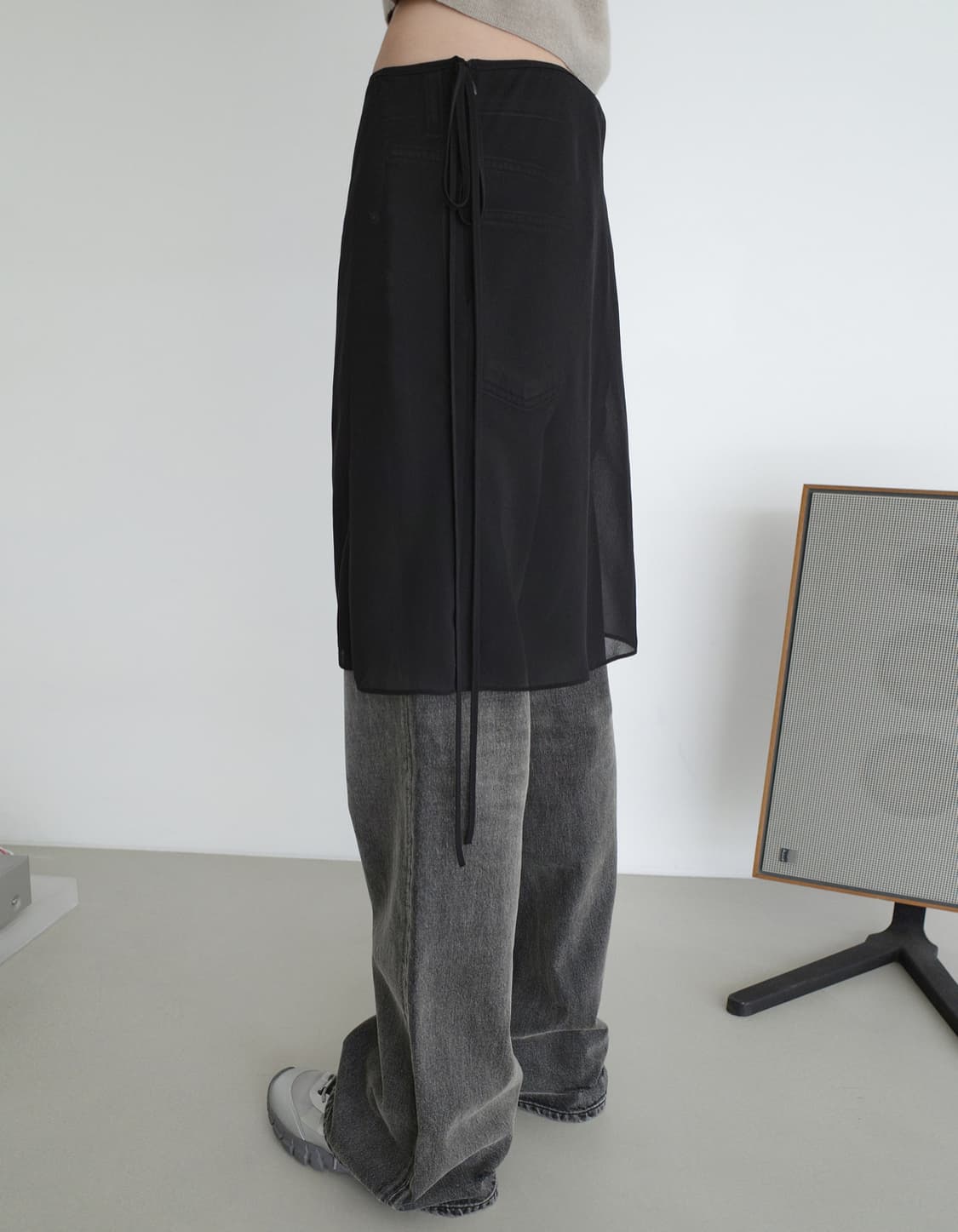 로우클래식  SHEER LAYERED SKIRT 판매합니다(당일발송) 상품이미지3