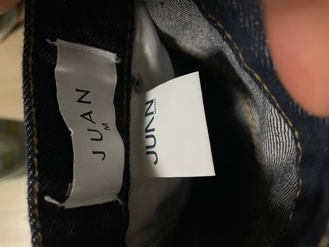 주앙옴므 트위스트 데님팬츠(인디고) 상품이미지4