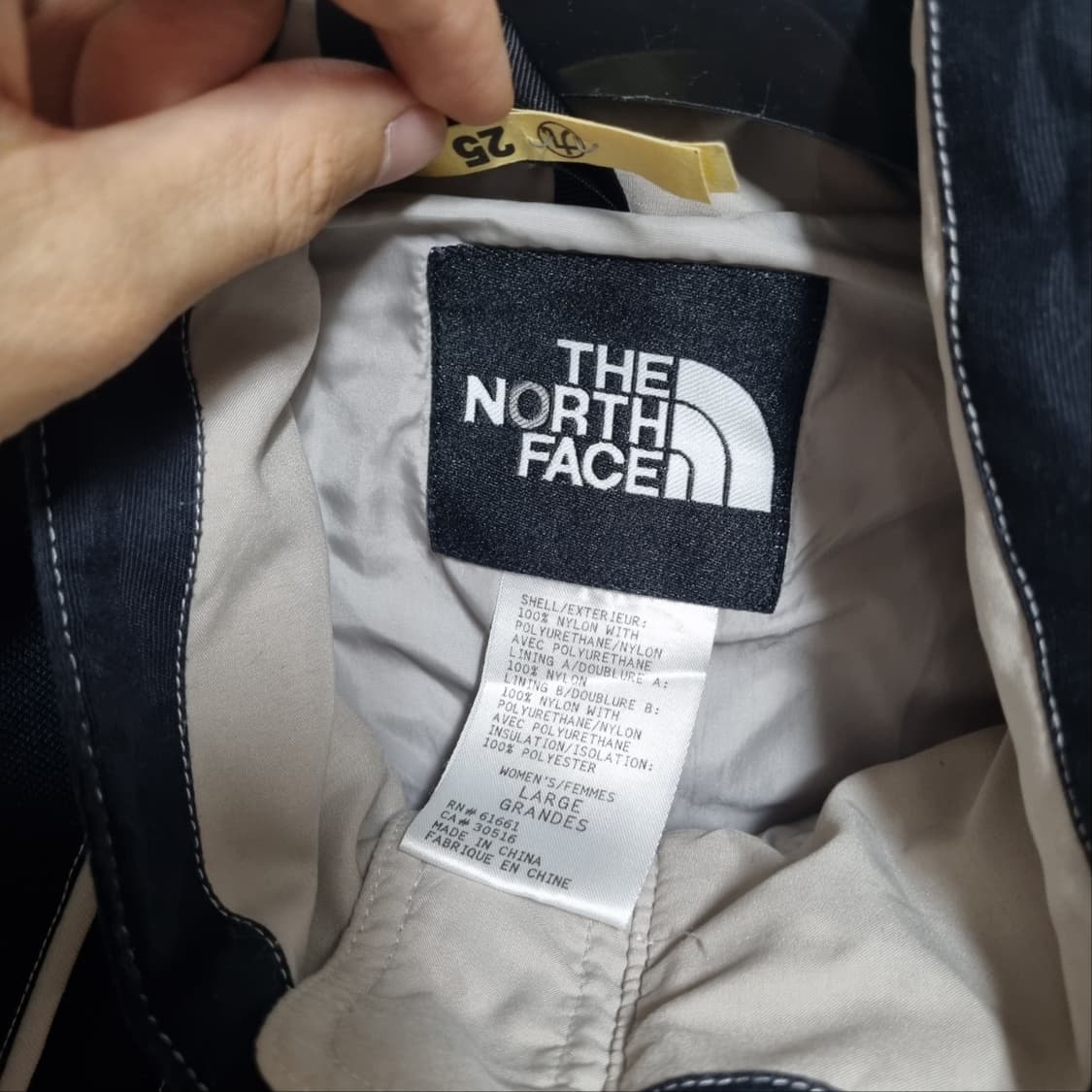 ( XL ) 노스페이스 아웃 스티치 블랙 바람막이 자켓 상품이미지5