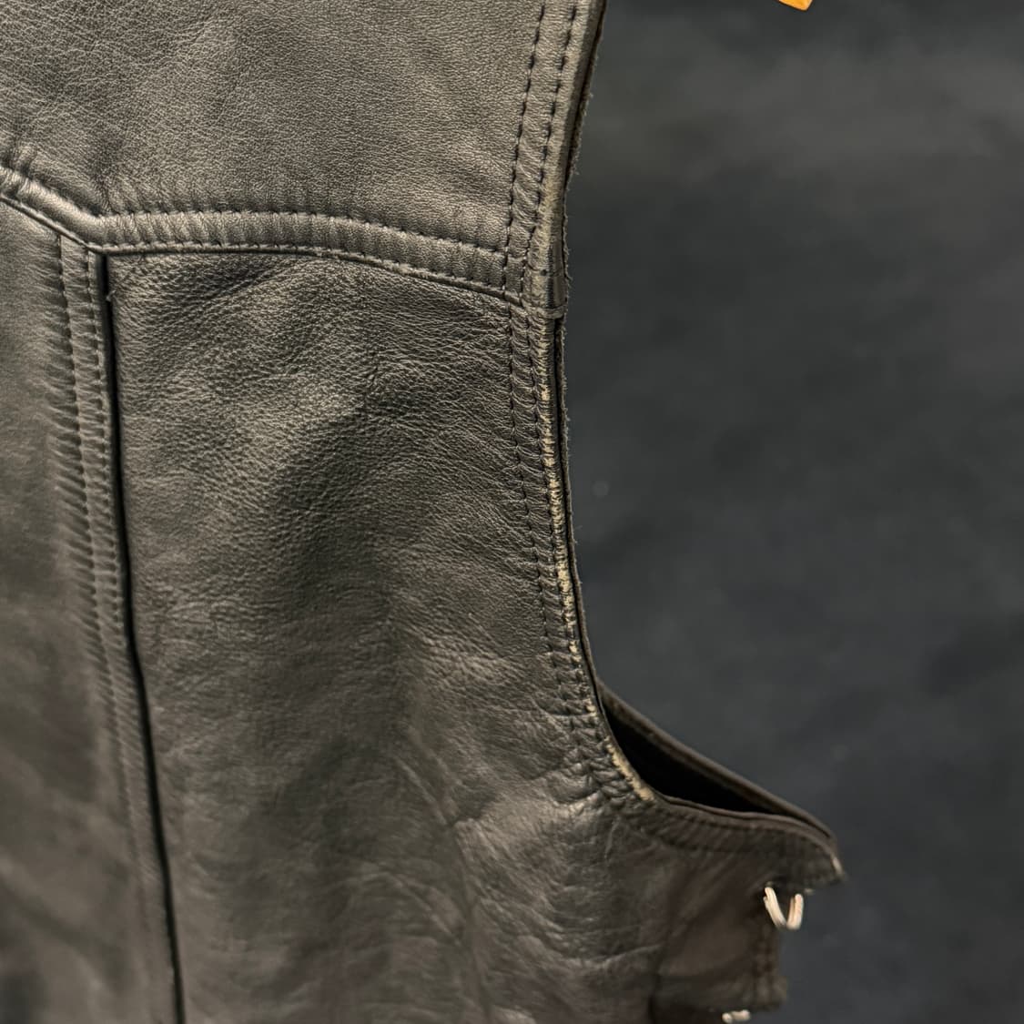 [L] 할리데이비슨 가죽 레더 베스트 상품이미지7