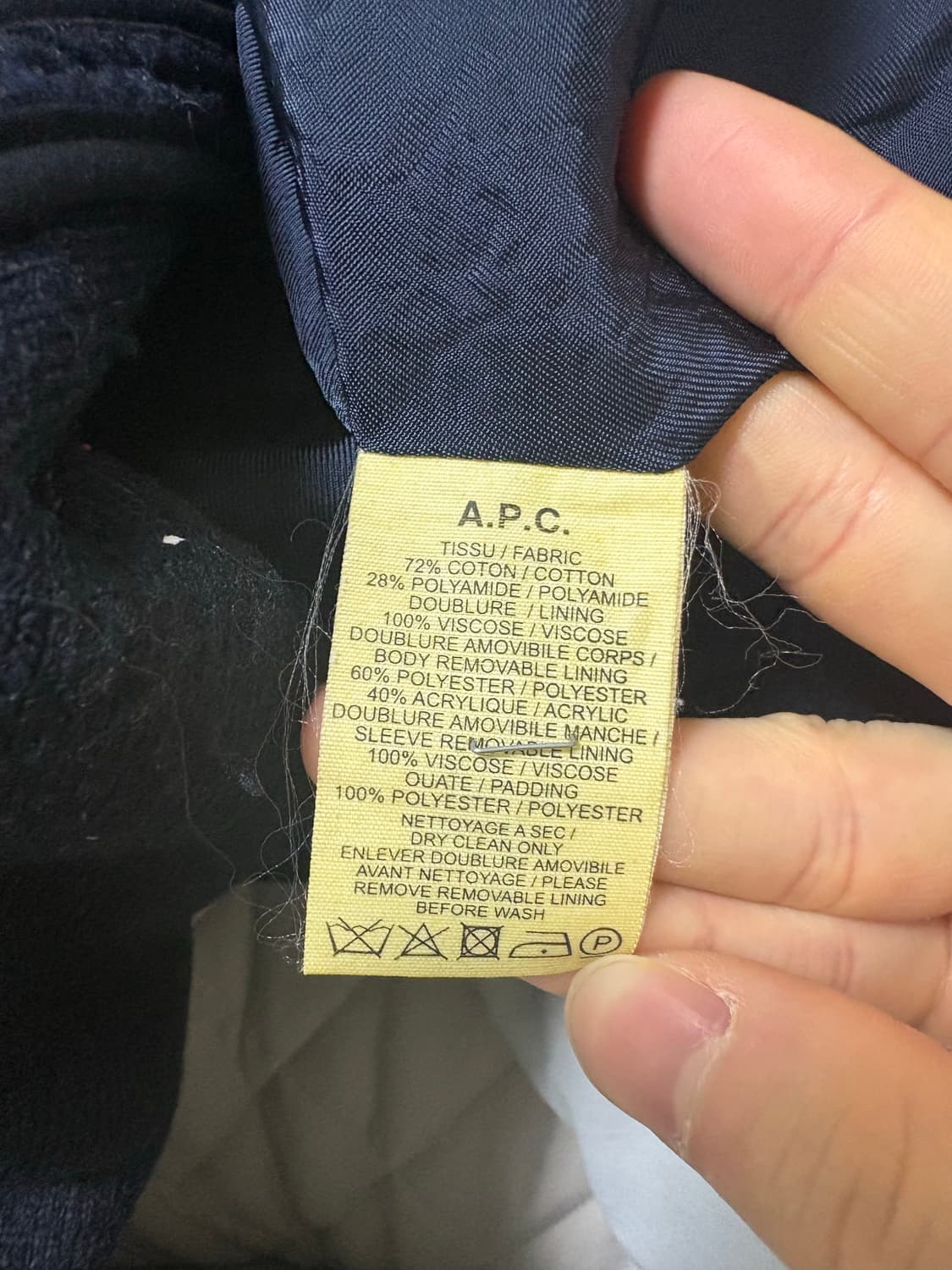 아페쎄 빈티지 워크코트 상품이미지9