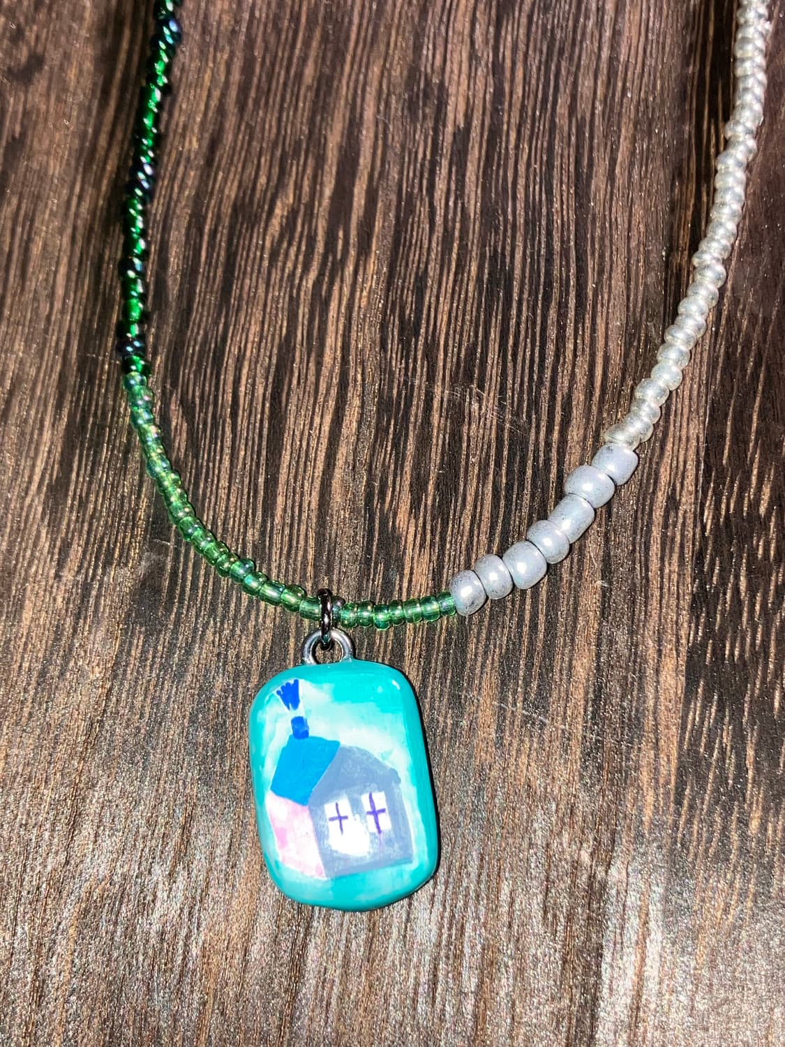 눈사람 집 목걸이(온기 only one) 상품이미지1