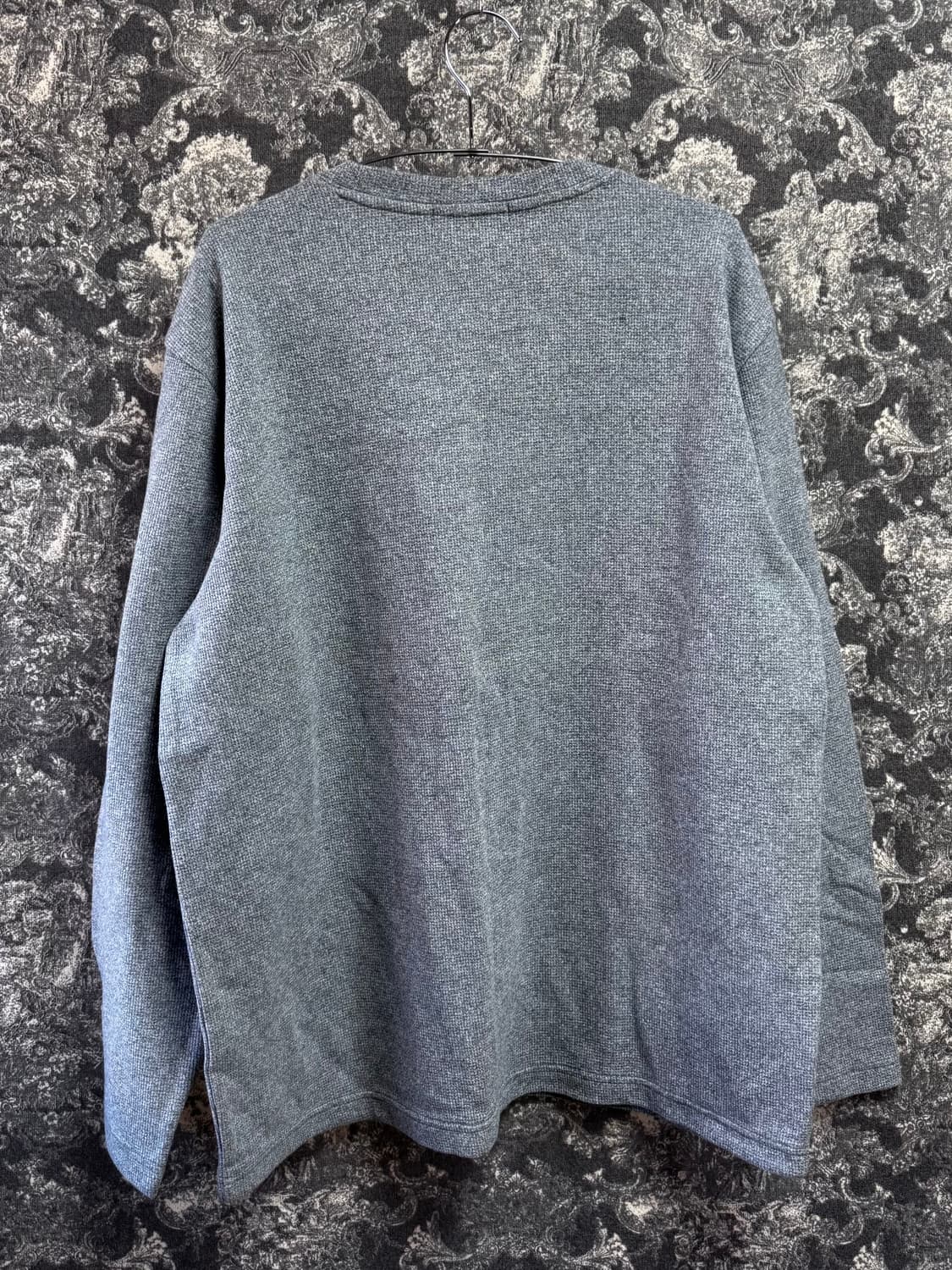 vintage 빈티지 와플 그레이 니트 상품이미지4