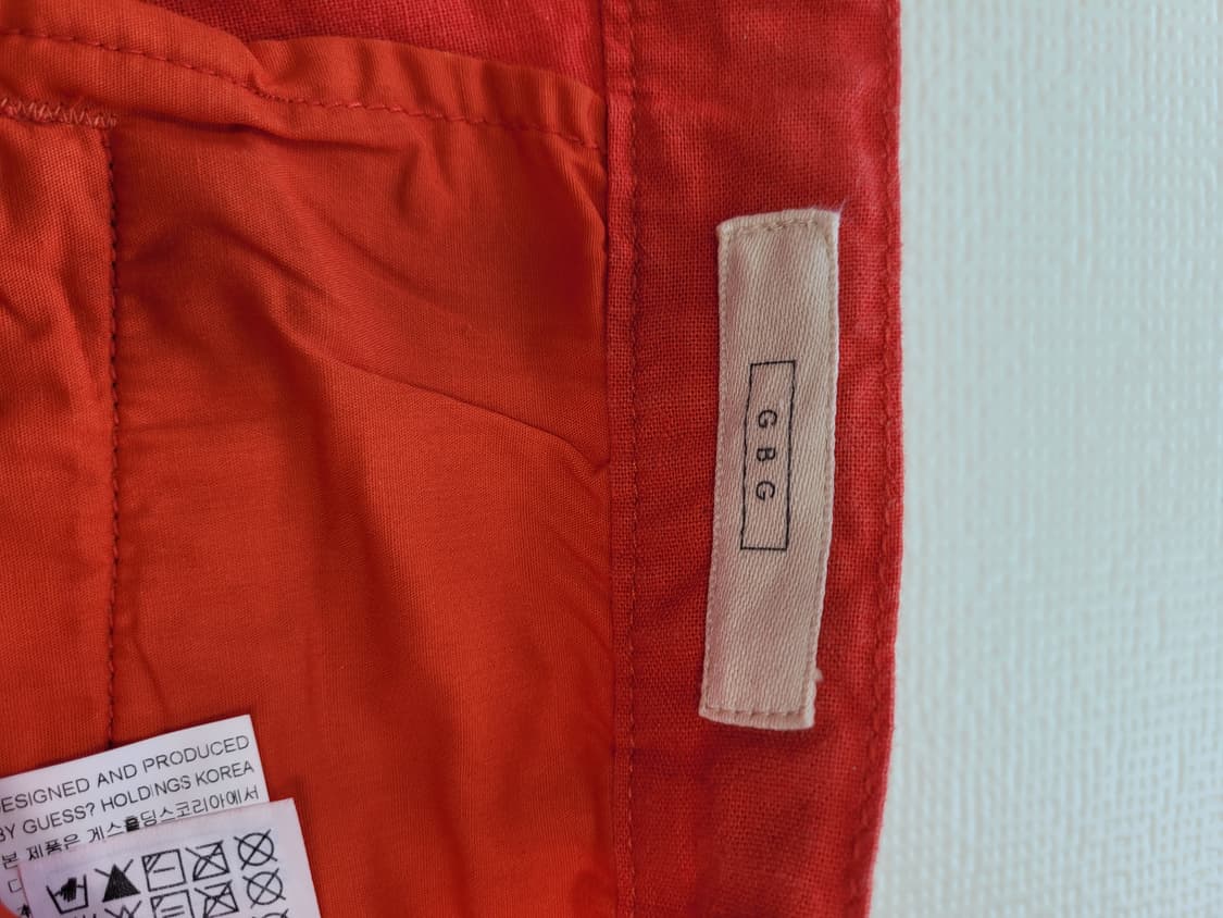 지바이게스 G By Guess 남자 카고 면바지 32 오렌지 상품이미지5