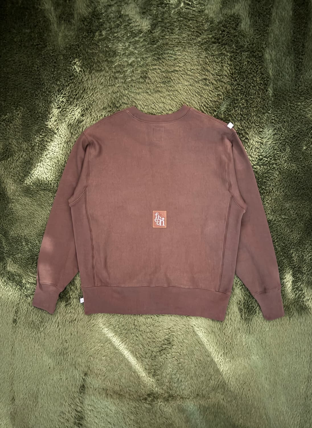 [M] Fetch 페치 선데이 엠브로이더리 로고 스웻셔츠 브라운 상품이미지8