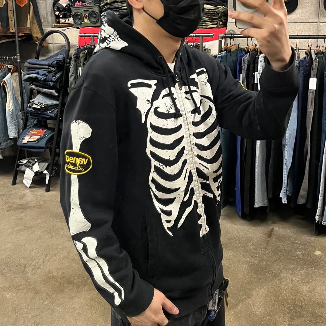 밴슨 스켈레톤 후드 집업 (100-105) 상품이미지1