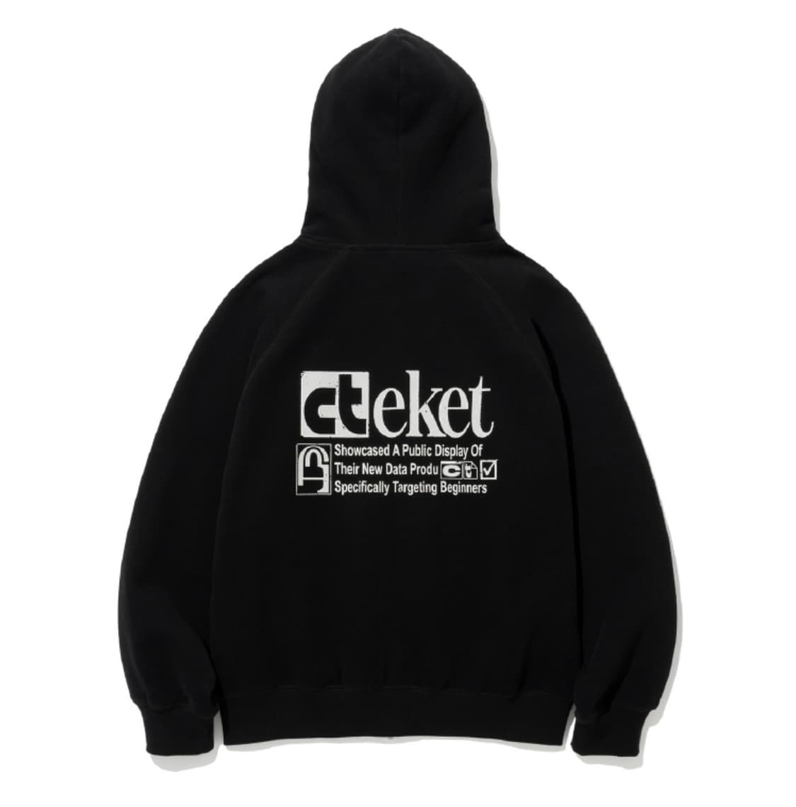 테켓 후드집업 블랙 M 상품이미지2