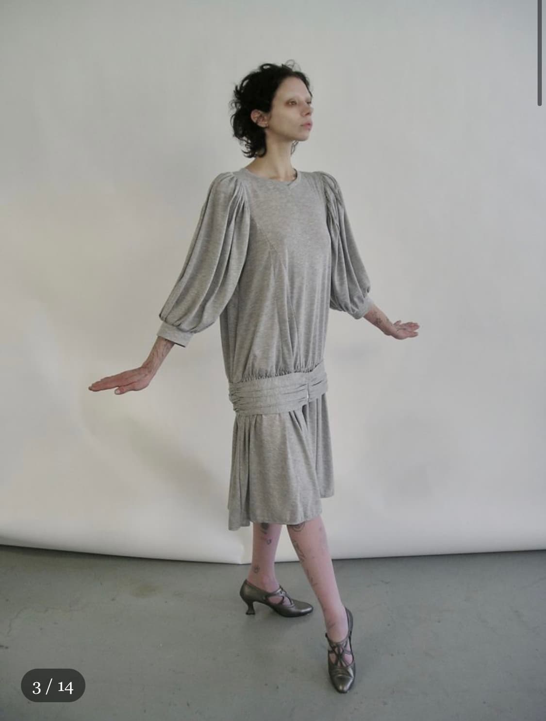 Eonts / Art Nouveau Dress - gray 상품이미지3