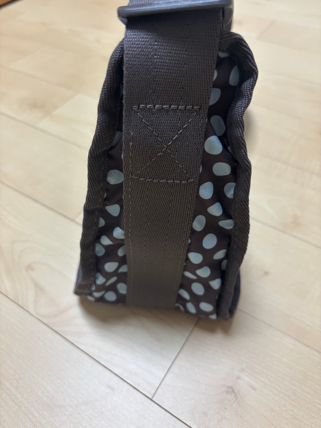 레스포삭 초코 민트 땡땡이 크로스바디백(호보백)+파우치 세트 상품이미지7