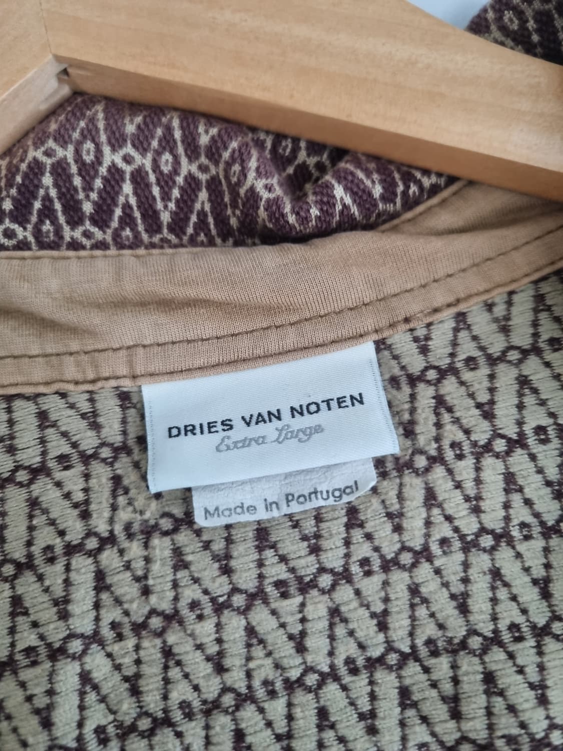 Dries van noten pattern shirt XL 상품이미지5