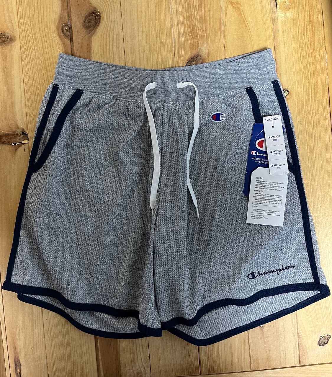 챔피온 여성 라인배색 와플 숏팬츠 상품이미지2